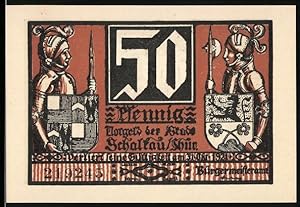 Bild des Verkufers fr Notgeld Schalkau /Thr., 50 Pfennig, Kaiser Rotbart Lobesam beim Kreuzzug zum Verkauf von Bartko-Reher