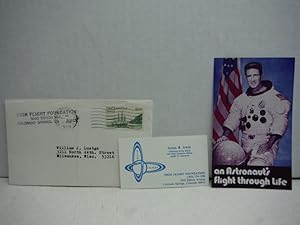 Business card of James B Irwin, astronaut