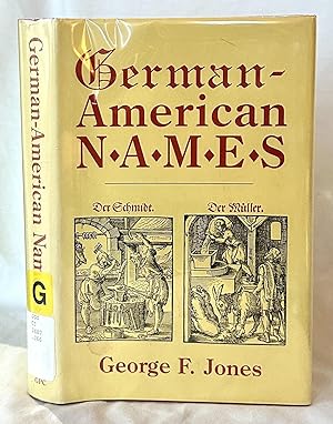 Bild des Verkufers fr German-American names zum Verkauf von Bethesda Used Books