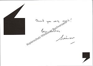 Image du vendeur pour Original Autogramm Simon Beattie /// Autograph signiert signed signee mis en vente par Antiquariat im Kaiserviertel | Wimbauer Buchversand