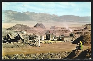 Ansichtskarte Timna, View of the copper mine works