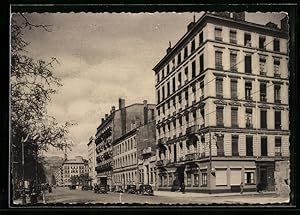 Carte postale Lyon-Perrache, Touring-Hotel, 37 Cours Verdun