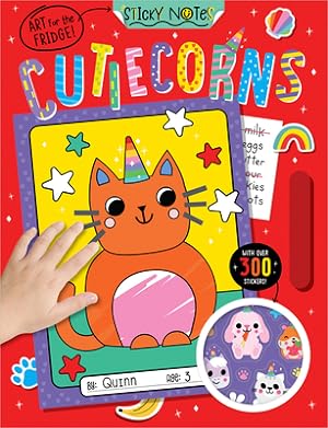 Seller image for Sticky Notes Cutiecorns Coloring Book (Paperback or Softback) for sale by BargainBookStores