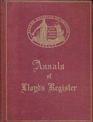 Image du vendeur pour Annals of Lloyd's Register. Centenary Edition. 1934 mis en vente par Barter Books Ltd