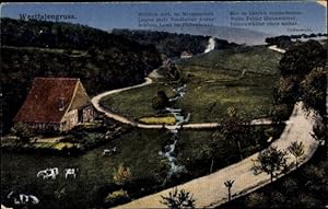 Ansichtskarte / Postkarte Westfalengruß, Landschaft, Bauernhaus