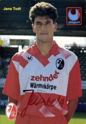 Seller image for Autogrammkarte Fuball, Jens Todt, SC Freiburg, Autogramm for sale by akpool GmbH