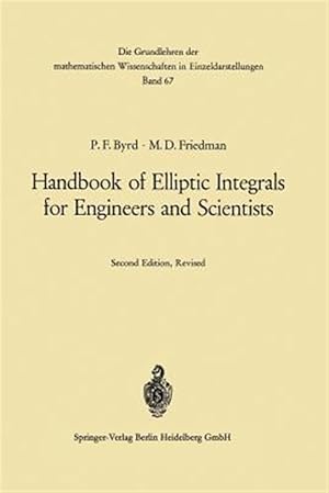 Bild des Verkufers fr Handbook of Elliptic Integrals for Engineers and Scientists zum Verkauf von GreatBookPrices
