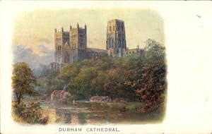 Künstler Ansichtskarte / Postkarte Durham North East England, Kathedrale