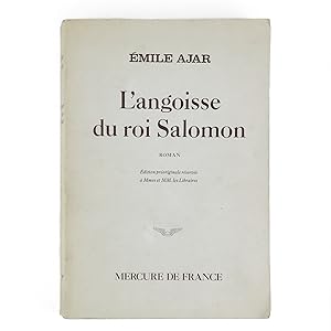 L'angoisse du Roi Salomon