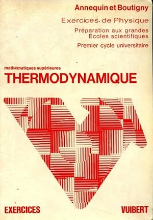 Imagen del vendedor de Exercices de thermodynamique - Jacques Boutigny a la venta por Book Hmisphres