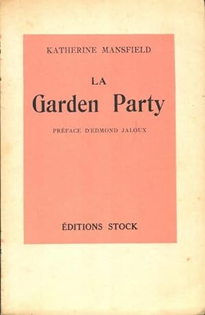 Immagine del venditore per La garden party - Katherine Mansfield venduto da Book Hmisphres