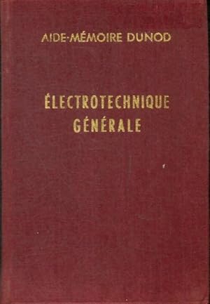 Imagen del vendedor de Electrotechnique g?n?rale - Maurice Denis-Papin a la venta por Book Hmisphres