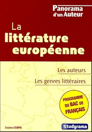 Bild des Verkufers fr Litt?rature europ?enne - Bac fran?ais - Cosimo Campa zum Verkauf von Book Hmisphres