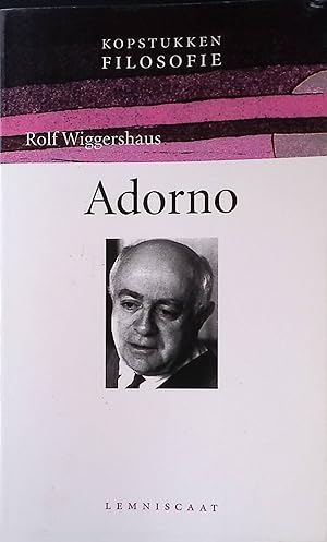 Bild des Verkufers fr Adorno. Kopstukken filosofie zum Verkauf von books4less (Versandantiquariat Petra Gros GmbH & Co. KG)