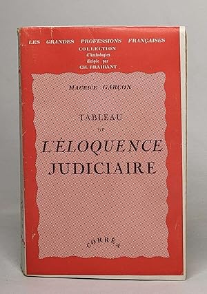 Tableau de l'éloquence judiciaire