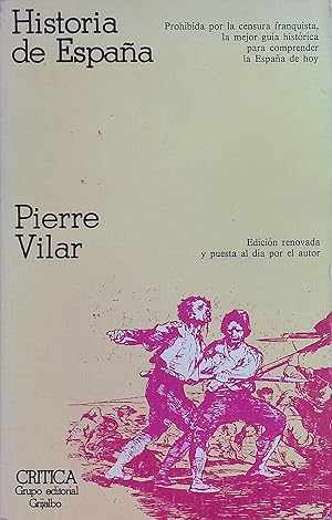 Bild des Verkufers fr Historia de Espana zum Verkauf von books4less (Versandantiquariat Petra Gros GmbH & Co. KG)