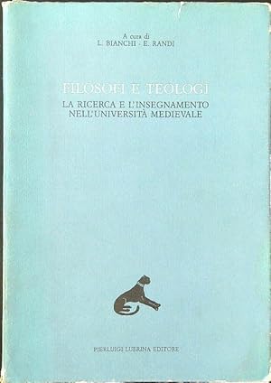 Immagine del venditore per Filosofi e teologi. La ricerca e l'insegnamento nell'universita' medievale venduto da Miliardi di Parole