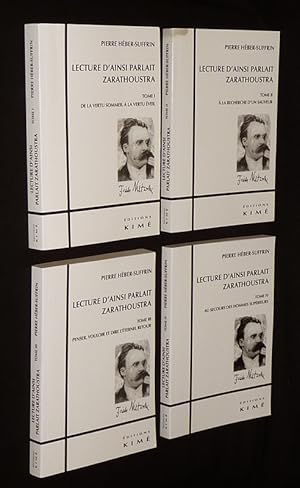 Bild des Verkufers fr Lecture d'Ainsi parlait Zarathoustra (4 volumes) zum Verkauf von Abraxas-libris