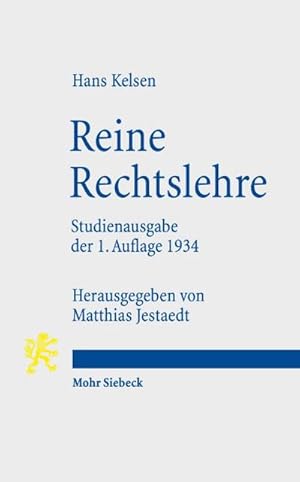 Bild des Verkufers fr Reine Rechtslehre : Einleitung in die rechtswissenschaftliche Problematik zum Verkauf von AHA-BUCH GmbH