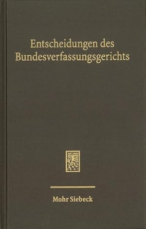 Bild des Verkufers fr Entscheidungen des Bundesverfassungsgerichts (BVerfGE) : Band 151 zum Verkauf von AHA-BUCH GmbH