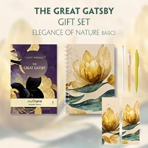 Imagen del vendedor de The Great Gatsby (with audio-online) Readable Classics Geschenkset + Eleganz der Natur Schreibset Basics, m. 1 Beilage, m. 1 Buch : Unabridged English Edition with improved readability, easy to read font, comfortable font size, high-quality print and premium white paper. a la venta por AHA-BUCH GmbH