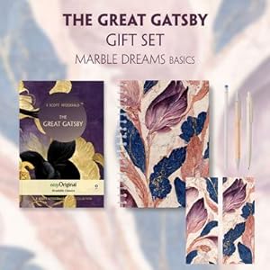Imagen del vendedor de The Great Gatsby (with audio-online) Readable Classics Geschenkset + Marmortrume Schreibset Basics, m. 1 Beilage, m. 1 Buch : Unabridged English Edition with improved readability, easy to read font, comfortable font size, high-quality print and premium white paper. a la venta por AHA-BUCH GmbH
