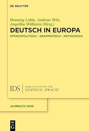 Bild des Verkufers fr Deutsch in Europa : Sprachpolitisch, grammatisch, methodisch zum Verkauf von AHA-BUCH GmbH