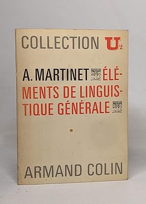 Éléments de linguistique générale