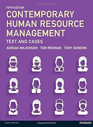 Bild des Verkufers fr Contemporary Human Resource Management: Text and Cases zum Verkauf von WeBuyBooks