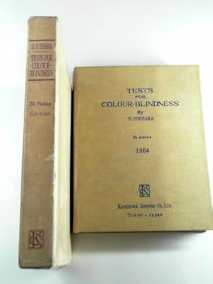 Imagen del vendedor de Tests for colour-blindness a la venta por Cotswold Internet Books