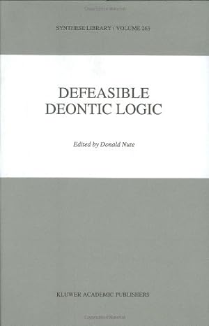 Immagine del venditore per Defeasible Deontic Logic (Synthese Library) [Hardcover ] venduto da booksXpress