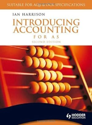 Seller image for Introducing Accounting for AS 2nd Edition for sale by WeBuyBooks 2