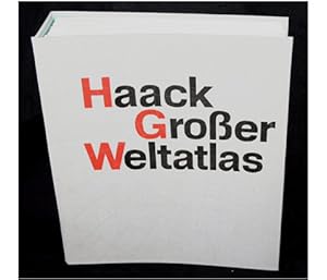 Haack Großer Weltatlas; 1. Auflage /1968; Schraubbinder in Leinen leicht abgenutzt; insgesamt abe...