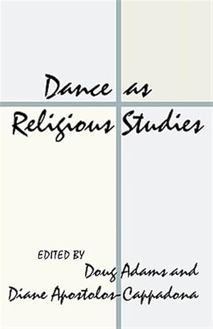 Seller image for Dance As Religious Studies for sale by GreatBookPrices