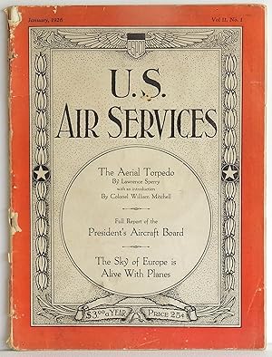 Image du vendeur pour U.S. Air Services Magazine January 1926 mis en vente par Argyl Houser, Bookseller