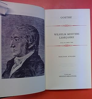 Bild des Verkufers fr Romane und Erzhlungen - Wilhelm Meisters Lehrjahre - Erstes bis fnftes Buch zum Verkauf von biblion2