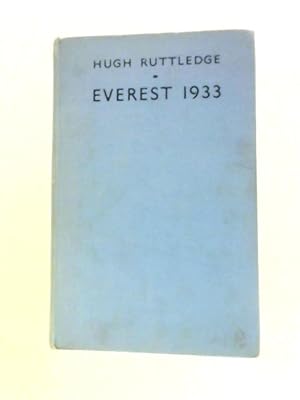 Image du vendeur pour Everest 1933 mis en vente par World of Rare Books