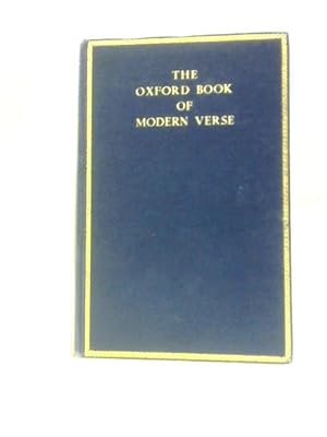 Seller image for The Oxford Book of Modern Verse 1892 - 1935 for sale by World of Rare Books