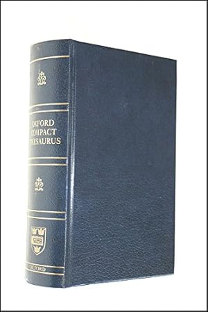 Bild des Verkufers fr OXFORD COMPACT THESAURUS. Third Edition. zum Verkauf von WeBuyBooks