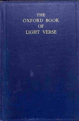 Imagen del vendedor de The Oxford Book of Light Verse a la venta por WeBuyBooks