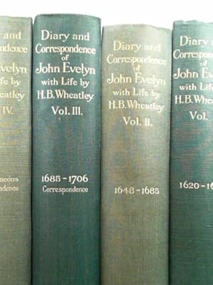 Imagen del vendedor de Diary of John Evelyn [4 volumes]. a la venta por Cotswold Internet Books