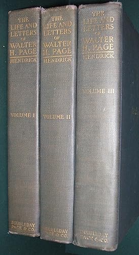 The Life and Letters of Walter H. Page 3 Volumes