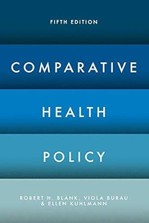 Bild des Verkufers fr Comparative Health Policy zum Verkauf von WeBuyBooks