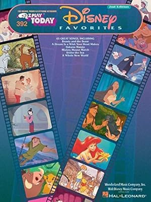 Seller image for E-Z PLAY TODAY 392 DISNEY FAVORITES MLC: E-Z Play Today: Volume 392 - 2nd Edition - 65 Great Songs for sale by WeBuyBooks