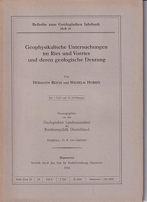 Seller image for Geophysikalische Untersuchungen im Ries und Vorries und deren for sale by Clivia Mueller