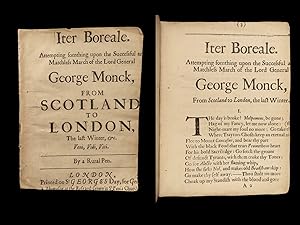 Seller image for Iter boreale. Attempting somthing upon the successful and matchless march of the Lord General George Monck, from Scotland, to London for sale by Schilb Antiquarian