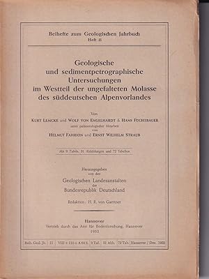 Seller image for Geologische und sedimentpetrographische Untersuchungen im Westteil for sale by Clivia Mueller