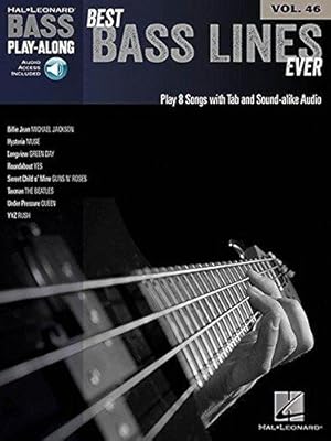 Bild des Verkufers fr Bass Play-Along Volume 46: Best Bass Lines Ever (Hal Leonard Bass Play-Along) (Includes Online Access Code) zum Verkauf von WeBuyBooks