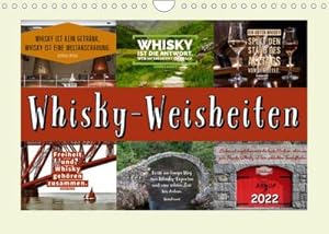Image du vendeur pour Whisky-Weisheiten (Wandkalender 2022 DIN A4 quer) : Mit flotten Sprchen ber Whisky durchs Jahr (Monatskalender, 14 Seiten ) mis en vente par AHA-BUCH GmbH