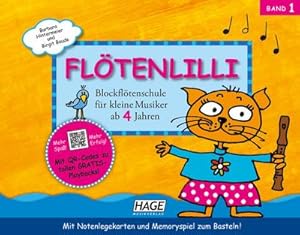 Bild des Verkufers fr Fltenlilli, Sopranblockfltenschule1 : Blockfltenschule fr kleine Musiker ab 4 Jahren. Mit Notenkarten und Memoryspiel zum Basteln zum Verkauf von AHA-BUCH GmbH